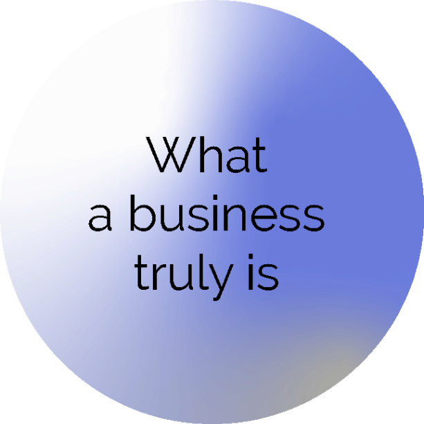 What a business truly is