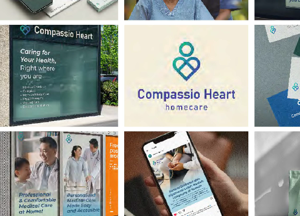 Compassio Heart brand work